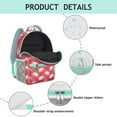 thumbnail image 4 of Boho Elephant and Paisley Design Backpack - Stylish & Versatile Waterproof Bookbag for Teens, Ergonomic Spinal Support, 4 of 5