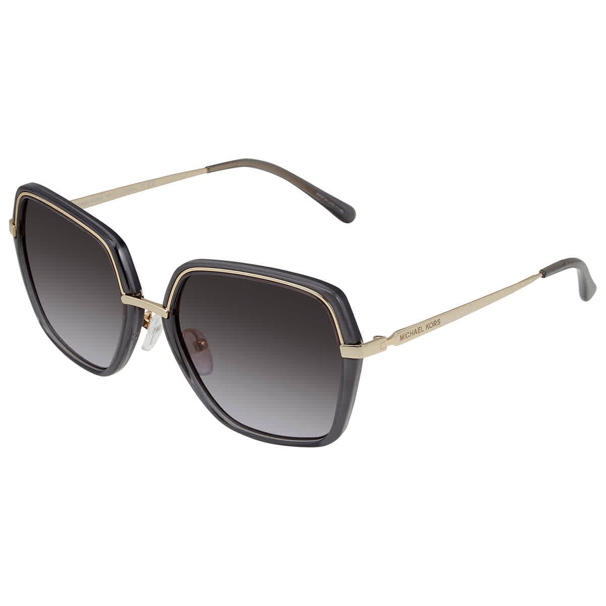 Michael Kors Gray Gradient Square Ladies Sunglasses Naples MK1075 ...