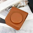 thumbnail image 3 of Retro PU Leather Camera Bag for Instax Mini41 With Shoulder Strap & Photo Pocket, 3 of 9