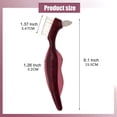 thumbnail image 3 of Hard Toothbrush Toothbrush Cleaning Brush Multi Layer And Portable Denture Double Brush,Red Manual Toothbrush, 3 of 9