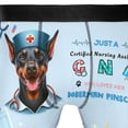 thumbnail image 4 of Just a Certified Nursing Assistant Cna Who Loves Her Doberman Pinscher All Over Print Boxer Briefs Underwear for Men Dad Doberman Dog Lover Gifts - 00003, 4 of 6