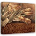 thumbnail image 1 of Linda Thompson 15x15 Gallery Wrapped Canvas Wall Art Titled - Copper Tulips II, 1 of 4