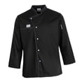 thumbnail image 3 of Chaqueta Unisex Chaqueta de Panadero Chaqueta de Manga Chaquetas Transpirables Ropa de Cocina Ropa de Negro l Colco Uniformes de chaqueta de chef, 3 of 8