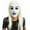 White, variant on Wovilon Creepy Halloween Mask With Hair,Horror Devil Mask Scary Mask Natural Horror Mask For Cosplay,Themed Party,Horror Games