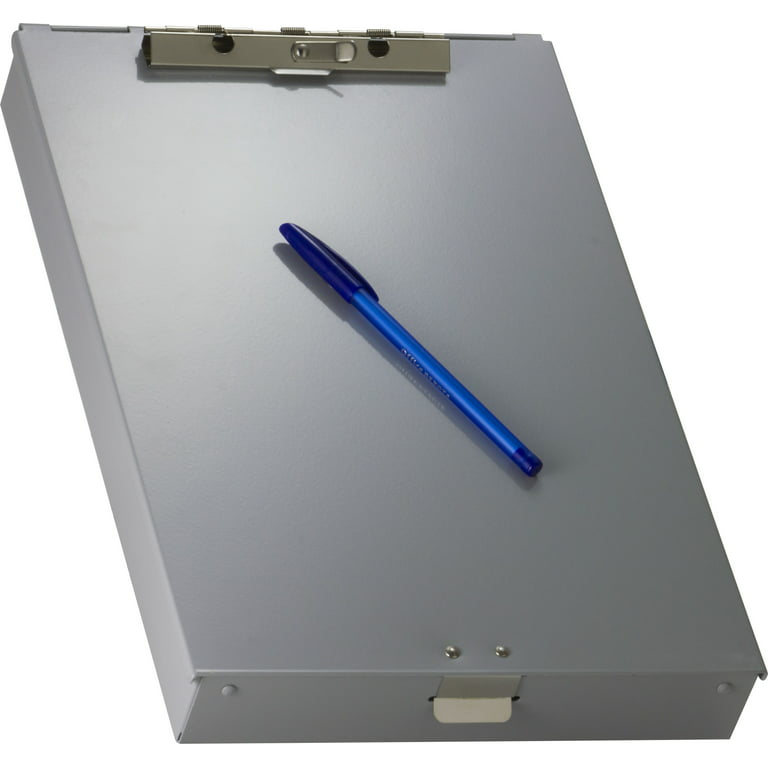 Officemate Aluminum Magnetic Clipboard with Low Profile Clip, Silver (83217)