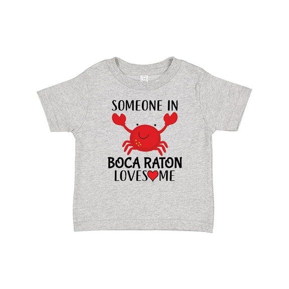 Inktastic Someone in Boca Raton Loves Me Boys or Girls Baby T-Shirt