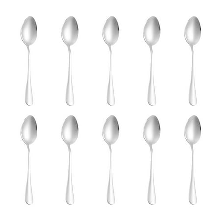 

Demitasse Espresso Spoons Mini Coffee Spoon Stainless Steel Small Spoons for Dessert Tea Set of 10