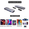 thumbnail image 2 of Adaptador USB C 6 en 1 para iPad Pro MacBook HDMI 4K y Más Conectividad, 2 of 7