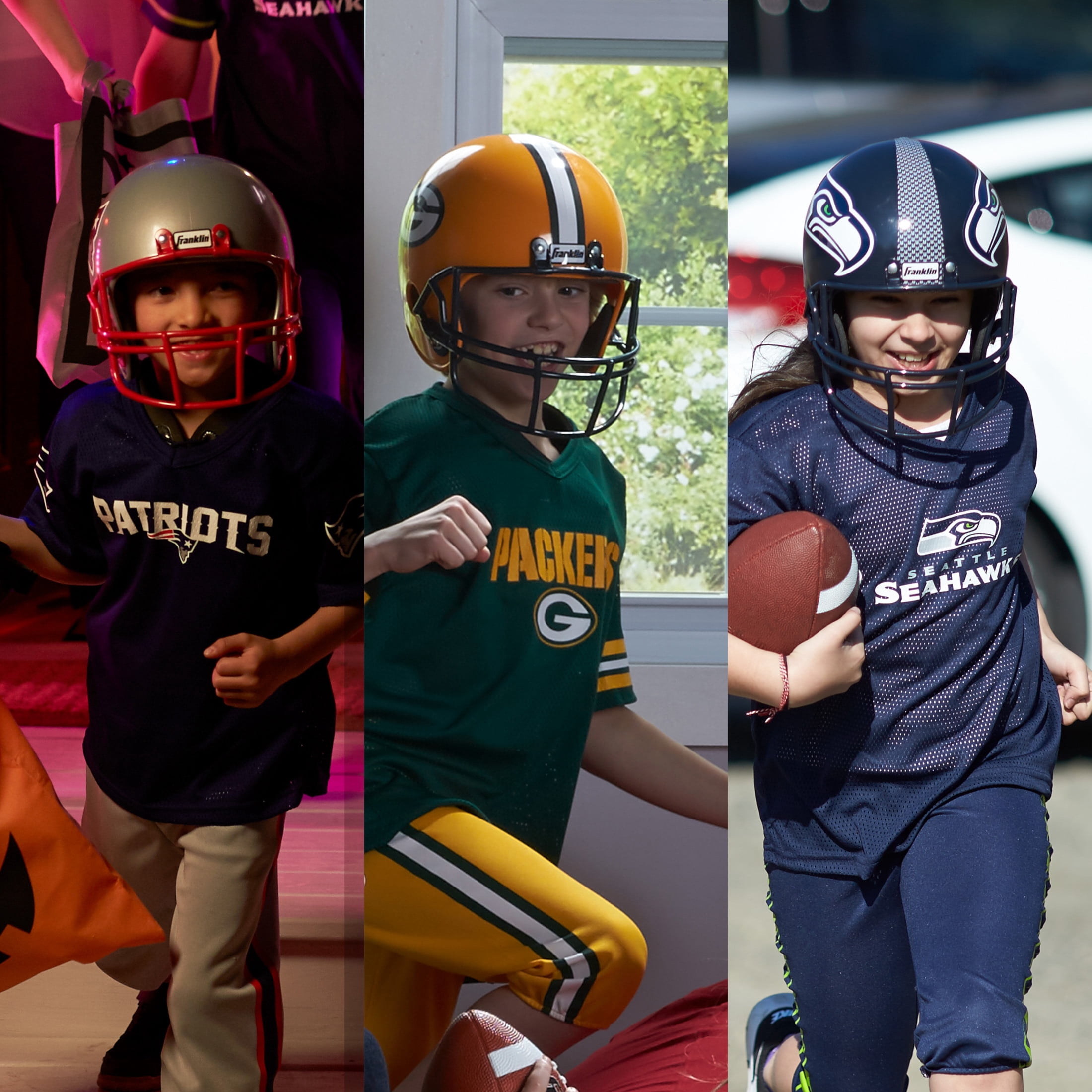 chargers youth football helmet Los Angeles 2025 On-Field Revolution Speed Mini Designed to represent the dynamics and style of the original helmet Franklin Sports LA Chargers Kids
