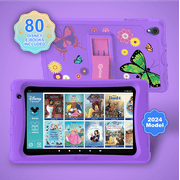 Contixo 8" Kids Tablet, 2025 Model, 80 FREE Disney eBooks, Educational Android Tablet for Ages 3-12, 32GB, Kid-Proof Case with Kickstand, Android 13 - Purple