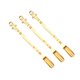 thumbnail image 1 of 3x pequeña  Encantos de cocina Vajilla exquisita antigua colgante para decoración del hogar Suministros de cocina Materiales finos Oro Hugo cuchara, 1 of 8