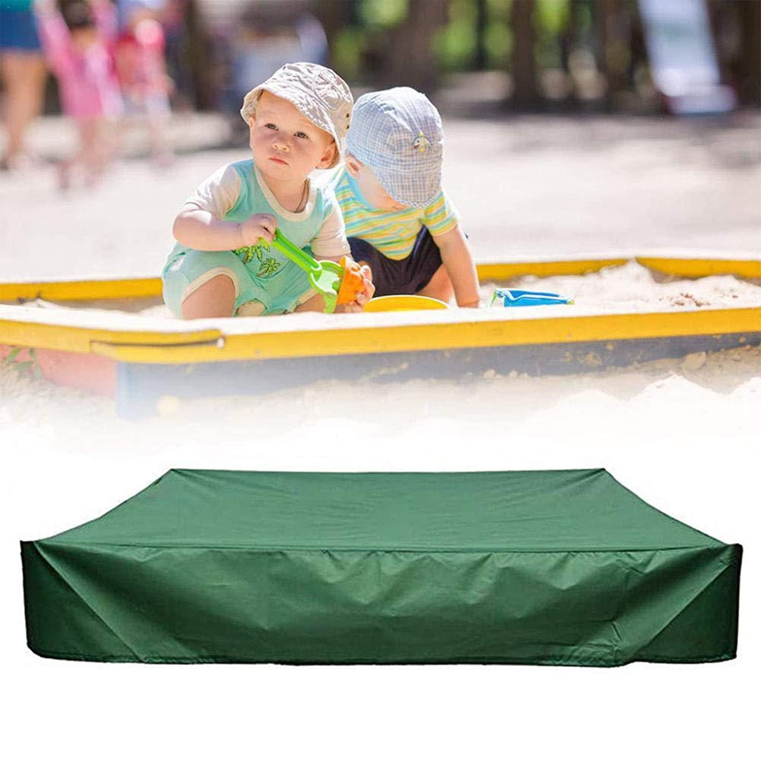 Stibadium Sandbox Cover Tool Sandpit Oxford Cloth Farm Shelter Canopy  All-Purpose Protective Accessories Square Dustproof Waterproof with  Drawstring 