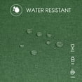 thumbnail image 2 of BALCONY & FALCON Rectangular Table cloth Fine Yarns Linen Water Resistant Tablecloth for Easter Spring Gardening Outdoor Dining Hunter Green 57 x 118, 2 of 6