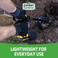 thumbnail image 3 of Expert Gardener Mens Moisture Wicking Synthetic Leather Gardening Gloves, Size M, 3 of 9