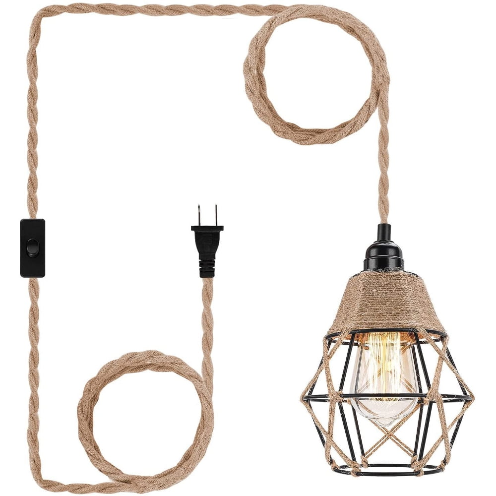 Lampshade Suspension Pendant Light Lighting Cage Wooden Diamond newest - Vintage and Industrial Design OHE