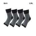 thumbnail image 4 of Vogacara 2 pares de calcetines de presión para mejorar la protección y el soporte del tobillo, calcetines de compresión transpirables para el Type3 NO3, 4 of 6