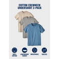 thumbnail image 2 of KingSize Men's Big & Tall 3-Pack Cotton Crewneck Undershirt, 2 of 5