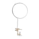 thumbnail image 5 of Enhebrador de cordón para pantalones, accesorio de costura con abrazadera de metal para sudaderas y bolsos 32 cm de diámetro, 5 of 9