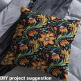 thumbnail image 2 of Homewish Female Bohemian Floral 01, Vintage Flower Room Decor Fabric by the Yard, Spring Garden Plant Sewing Fabric, Breathable Home Decor, 2 of 6