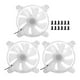 thumbnail image 2 of Enfriador De CPU De 120 Mm, Ventilador De Refrigeración Para Computadora, Ventilador Con Luz Fría, 12 V CC, 4 Pines, 2 of 7
