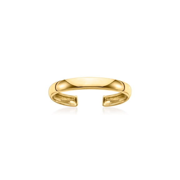 Ross-Simons 10kt Yellow Gold Polished Toe Ring, Women's, Adult