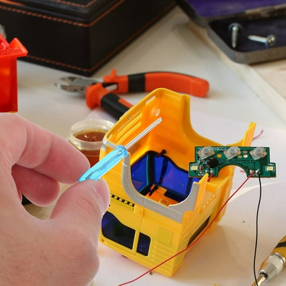 HOMEMAXS Small Screwdriver for Toys Home Hand Tools -blue