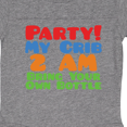 thumbnail image 3 of Inktastic Party at My Crib Boys or Girls Baby Bodysuit, 3 of 4