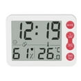 thumbnail image 4 of Medidor Digital De Temperatura Y Humedad, Indicador De Temperatura Configuración De Tiempo Pantalla HD Grande Para Habitaciones De Bebés, 4 of 8