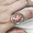 thumbnail image 4 of Natural Sunstone Mens Ring, Fire Sunstone Ring, Sunstone Ring, Silver Jewelry, 925 Silver Ring, Gift, Heavy Mens Ring, Arabic Design, Ottoman Style Ring, Christmas, Turkey Mens Signet Ring, 4 of 5