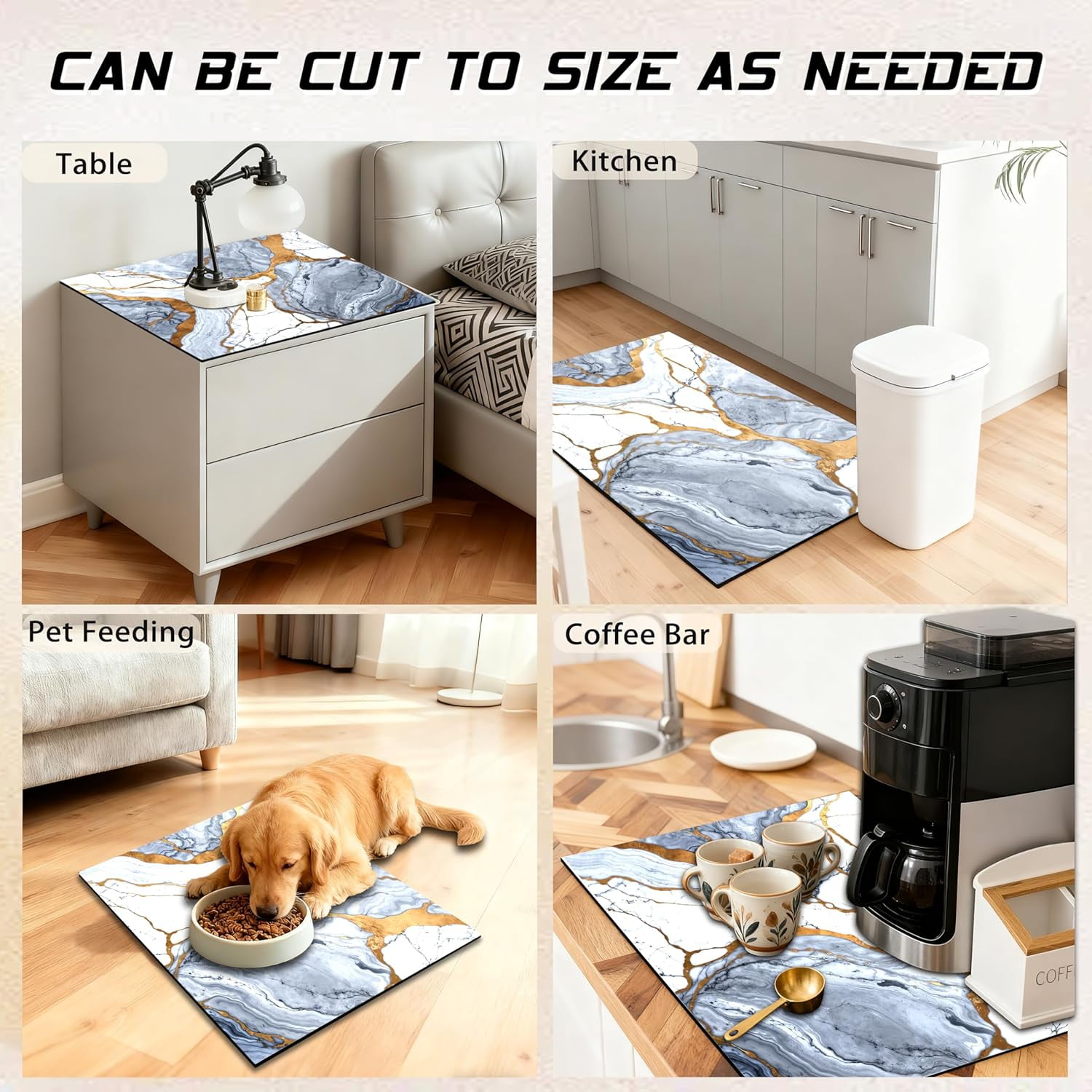 Washer and Dryer Covers for the Top 23.6" X 19.7", Washer and Dryer Top Protector Mat, Non Slip Washing Machine Dust Cover Pad for Laundry Room Kitchen Home Decor