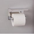 thumbnail image 5 of Toilet Paper Holder - Contemporary, Includes Storage Shelf, Stainless Steel, 5 of 5