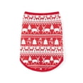 thumbnail image 4 of Gureui Matching Parent-Child Christmas Family Nightclothes, Long Sleeve Christmas Cartoon Elk Print Pattern Round Neck Tops + Long Trousers Suit / Romper / Dog Wear, 4 of 9