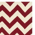 thumbnail image 5 of SAFAVIEH Chatham Jake Zigzag Stripes Wool Area Rug, Red/Ivory, 8'9" x 12', 5 of 5