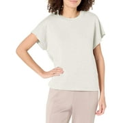 Danskin Women's Short Sleeve T-Shirt, Silver Heather, L