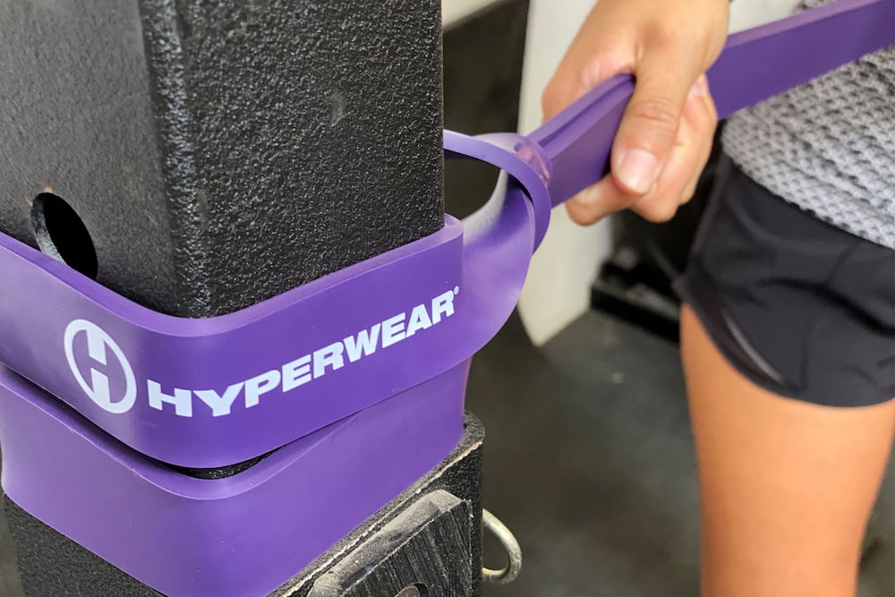 Hyperwear Super Bands Stretch Resistance Bands for Exercise, Pull-up Assist (Set of 4)