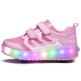 thumbnail image 4 of Kids LED Roller Skate Shoes with Wheel Light up Roller Shoes Kids Skates Sneakers Gift for Girls Boys Children, 4 of 15