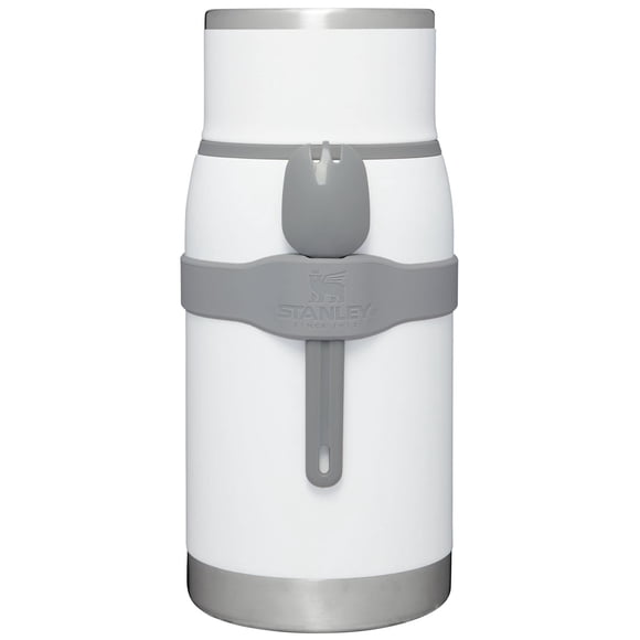 Stanley Adventure To Go Insulated Food Jar with Cup Lid and Spork - 36oz - Stainless Steel Insulated Food Container - BPA-Free and Dishwasher Safe