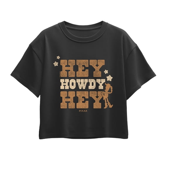 Toy Story - Hey Howdy Hey Short Sleeve Boxy Graphic T-Shirt