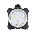 thumbnail image 2 of Montaje de lámpara de cabeza de bicicleta con luz delantera de bicicleta USB de plástico impermeable para exteriores, 2 of 5