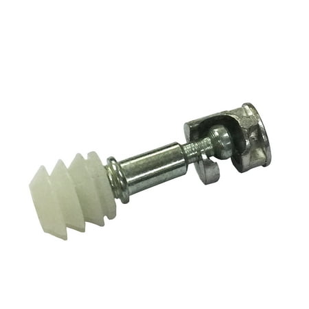 

FixtureDisplays® 6 Set of Furniture Cam Fitting 9.55mm x 9.5mm (L x Dia.) with Dowel and Pre-inserted Nut 320-6PK
