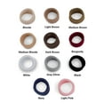 thumbnail image 4 of WhiteHair Ties - Extra Gentle Soft and Stretchy Nylon Fabric Ponytail Holders - 12 Pack, 4 of 5
