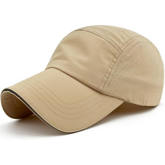 Oversized XXL Reflective Men Quick Dry Hat Lightweight Sun Cap for Running/Golf/Baseball Women Breathable Mesh Cap