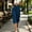 Navy, variant on Hueook Plus Size Pants for Women Ankle Wide Leg Pocket Casual Business Cropped Pants Brown L
