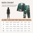 thumbnail image 4 of Disketp Baroque Floral Still Life Pajamas Set Long Sleeve Sleepwear Womens Button Down Nightwear Pj Sets-{designName}-X-Large, 4 of 7