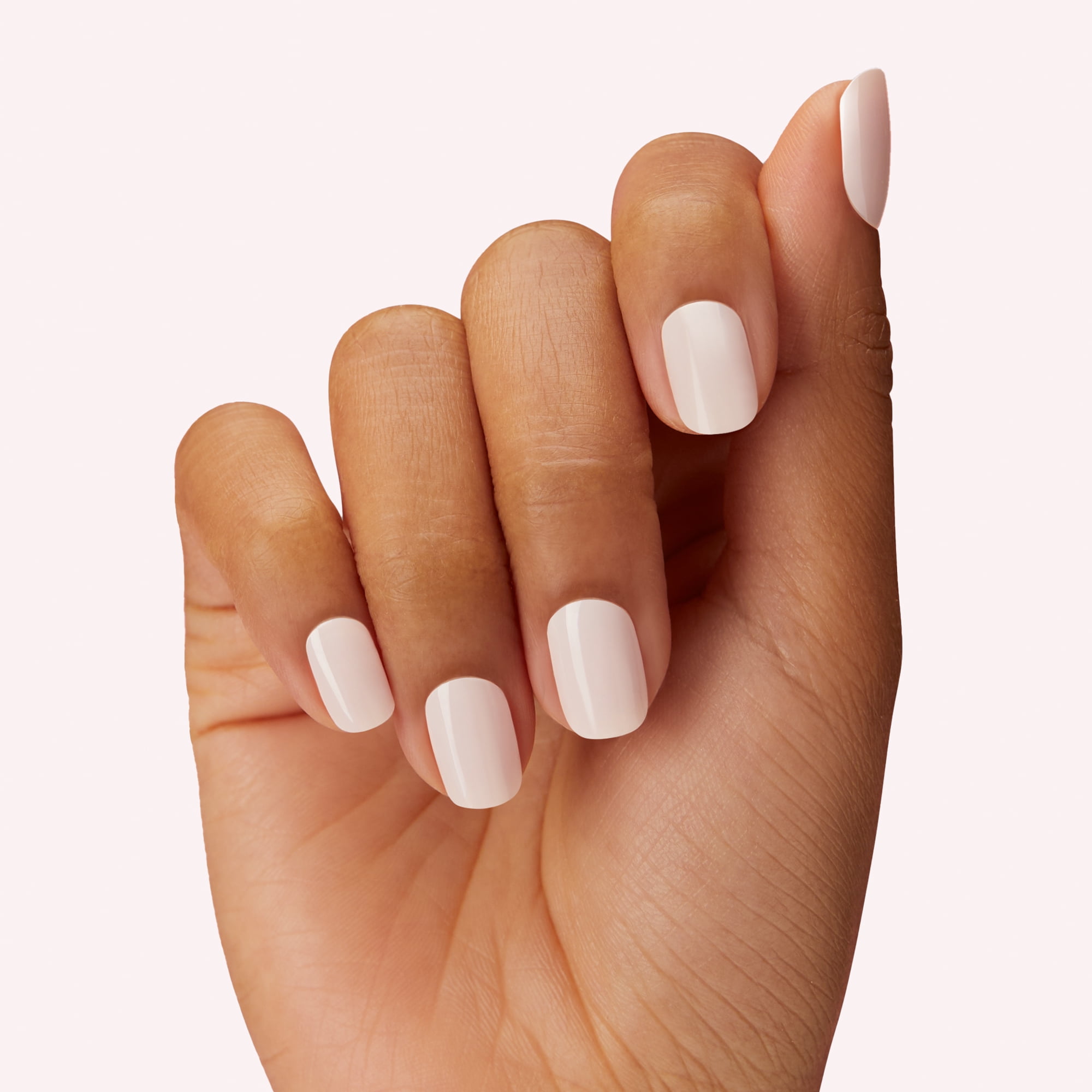 Dashing Diva GLAZE, Starter Kit, Semi-Cured Gel Nail Polish Strips, Between the Sheets, Includes 32 Strips and LED Lamp