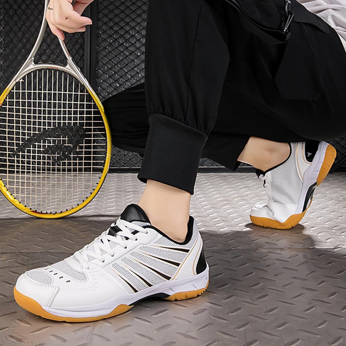 Chaussures De Badminton Légères - Homme/enfant, Antidérapantes (volley, Squash, Salle)