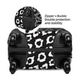 thumbnail image 3 of Goofa Black Leopard Pattern Luggage Covers For Suitcase,Suitcase Cover Protector Fit 18-32 Inch Luggage-Large, 3 of 9