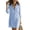 Navy, variant on Costeam Womens Striped Long Sleeve Collared Top Split Midi Skirt Matching Set Side Pocket High Waist A Line Lightweight Woven Casual Two Piece Outfit
