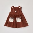 thumbnail image 1 of Nuevo vestido informal sin mangas de verano para niñas de 0 a 4 años, vestidos de princesa con bolsillo de retales de estilo Retro para niños, ropa para bebés y niños, 1 of 6