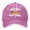 Pink, variant on Bibifish Womens Vintage Distressed Washed Baseball Cap Hot Dog Print Graphic Detail Funny Casual Daily Outdoor Playful Sunshade Baseball Cap